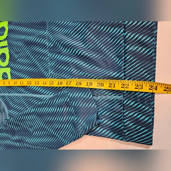 Adidas Hoodie Sweatshirt Boys L 14-16 Blue/Turquoise Striped - Picture 2 of 8